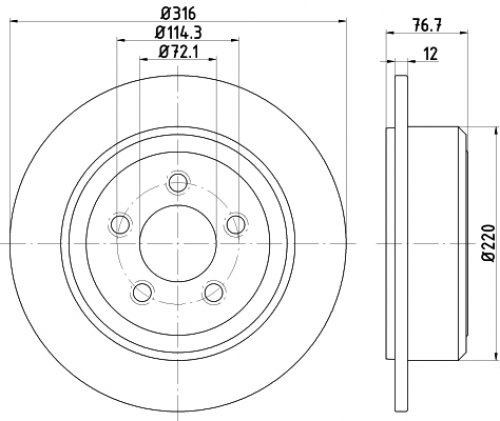 Textar 92202703 Bremsscheibe (2 Stk, Paar)