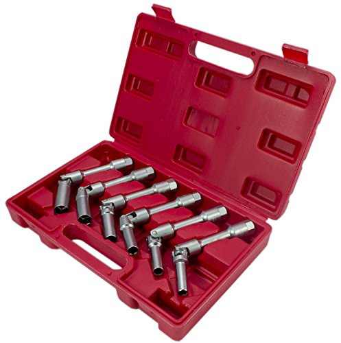 Jeu de 6 douilles articulées pour bougies de préchauffage 8-9-10-12-14-16 mm