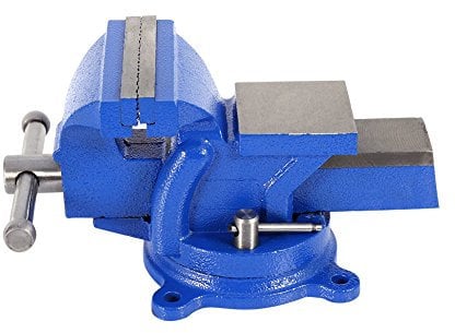 Parallel Schraubstock Werkbankschraubstock Werkstatt Schraubstock mit 360°Drehbar Amboss (100mm)