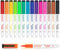 Shuttle Art Whiteboard Marker, 15 Farben Magnet Whiteboard Stifte (mit Radiergummi), abwischbar, Whiteboardstifte mit feiner Spitze, für Whiteboards, magnetischen Schreibtafeln, Spiegel geeignet