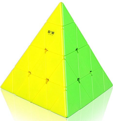 Gobus Mofangge 4x4 Pyramidendreieck Pyraminx Zauberwürfel Geschwindigkeit Puzzle Würfel (Stickerless)
