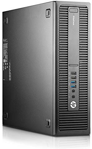 HP EliteDesk 800 G2 SFF Intel Quad Core i5 256GB SSD + 500GB HDD Festplatte 8GB Speicher Win 10 Pro MAR Desktop Computer Mini PC (Generalüberholt)