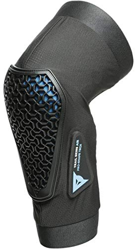 DAINESE - Trail Skins Air Knee Guards, Ginocchiera da MTB, per Uomo e per Donna, Nero, S