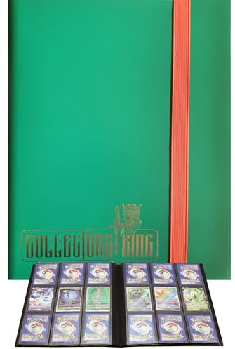 Collectors King Raccoglitore Carte Magic - Album Compatibile per 360 Card di One Piece Gx Ex Trainer Go, Yugioh, Mtg Magic - 9 Tasche x Pagina da 9.5x7cm