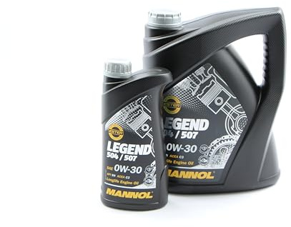 5 + 1 (6 Liter), MANNOL 7730 LEGEND 504/507 Longlife 0W-30 Motoröl