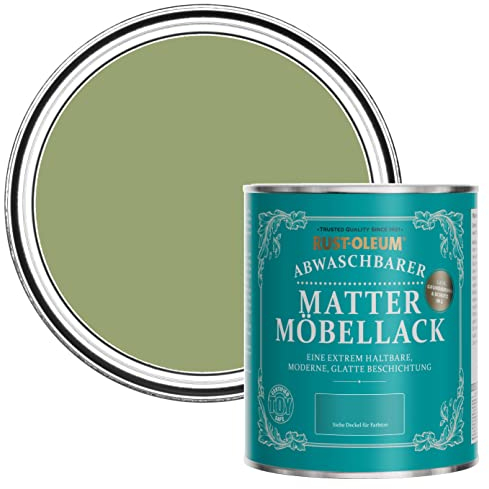Rust-Oleum Green Furniture Paint in Matt Finish - Familiar Ground 750ml