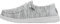 HEYDUDE Wendy Sox Damen - Slip on Flache Schuhe - Mokassin Stil, Glacier Grey, 42