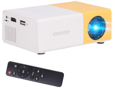 Portable Mini Projector, 17-32 inch Huge Screen, Diffuse Reflection Imaging, Various Interfaces Support Laptop, Game Console, Camera, U Disk