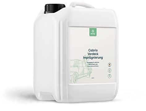 eco:fy Cabrio, tettuccio impermeabilizzante, impermeabilizzante, protezione impermeabile, per tetto in tessuto, trasparente, privo di solventi, privo di PFC, 5 l