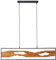 Brilliant LED Pendelleuchte 100cm Schwarz/Holz - Aluminium/Metall Deckenlampe für Esstisch und Wohnzimmer - Verstellbare Lampe