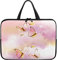 Dajingkj Housse de protection pour ordinateur portable 13 en néoprène imperméable pour ordinateur portable - Pour femme - Motif papillon rose