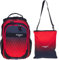 Elephant 2 Teile Set Schulrucksack HERO SIGNATURE Rucksack + Turnbeutel ATTACH BAG (Red Cube 12868)
