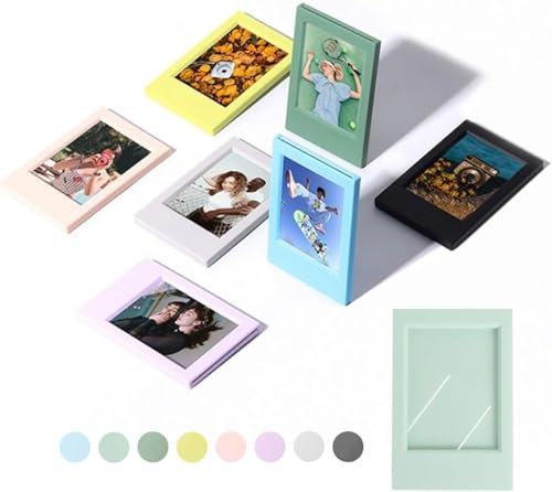 8 Colors Pack Mini Picture Frame for Fujifilm Instant Film Cameras Instax Mini 12/11/9/8/7+/EVO Colorful Polaroid 2x3 Frame Tabletop Mini Pictures Frames