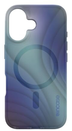 Incase Halo Schutzhülle für iPhone 16 – Hydro Dip MagSafe kompatible Apple iPhone-Hülle, 3 m Fallschutz, Schutzhülle mit Lanyard-Schlaufe, schlankes Design (Tidal Ocean, iPhone 16)
