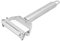 NDNCZDHC 2 in 1 Julienne Peeler Grater Stainless Steel Portable Vegetable Peeler Anti Slip Handle Double Ended Potato Peelers for Carrot Cabbage