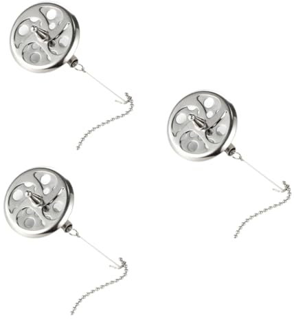 COLLBATH 3 Filtros De Cafetera Con Sifón De Cadena Reutilizables Para Uso Doméstico Comercial.