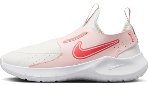 NIKE Boys Flex Runner 3 Sneaker, Summit White Magic Ember Echo Pink, 5.5 UK