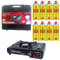 Easy Shopping® Portable Gas Stove Camping Gas Cooker Stove Burner Caravan Outdoor BBQ Party with EIGHT Butane Gas Canister and Stove comes with Carry Case
