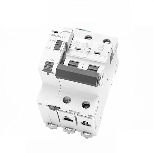 KRIECK Diferencial Rearmable,Interruptor Diferencial Interruptor de reconexión inalámbrico con Control Remoto MCB Inteligente WiFi Smart Life con protección contra Cortocircuitos(40A)