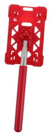 TOPBATHY Asta telescopica di bloccaggio parcheggio assistenza al parcheggio in garage porta carte da cruscotto indicatore di arresto del garage tappo di parcheggio per garage plastica rosso