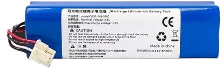 Quixpszto Roboter-Staubsauger-Zubehör, Ersatzteile, T2190 T2190G21, 5200 mAh Akku, kompatibel mit Anker Eufy Robovac L10 L70, 14,4 V Li-Ionen-Akku