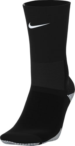Nike Unisex Elite Cush Crew 1Pr Socke, Black/White/White, L
