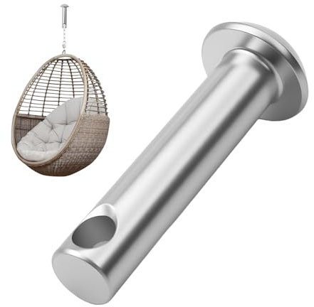 Silver Hammock Pin Plugs Heavy Duty Hammock Chair Hanging Kit Ultimate Top Hanging Kit Accessories for Basket Egg Chairs Plugs and Porch Swings