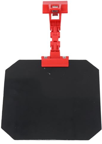 FTVOGUE Panneau Occultant de Soudage Réglable, Visière de Soudage Multifonctionnelle Portable PP PA pour Chantier de Construction et Atelier, Protection Oculaire Légère 18 X 18 Cm avec Support et