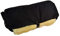 Naturasan Lammfell Handwärmer, warmer Kinderwagen Muff mit echt Lammfell Innenfutter, Muff, Kiwa, Buggy, Jogger, Radanhänger, warme Hände ohne Handschuhe, HW-02 (Schwarz)