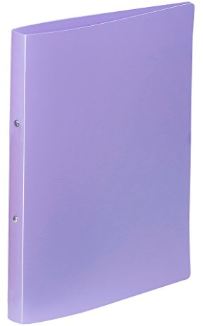 Viquel - Flexibler Ordner A4 aus Kunststoff – hergestellt in Frankreich – Maße: 24,5 x 32 x 2,5 cm – Mauve