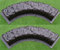 Betonex 2 Stück runde Kanten Stein Beton Formen Holzeinfassungen Rand Form ABS Kunststoff #BR11