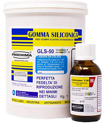 Gomma Siliconica Gls-50 liquida da colata Prochima Kg 1