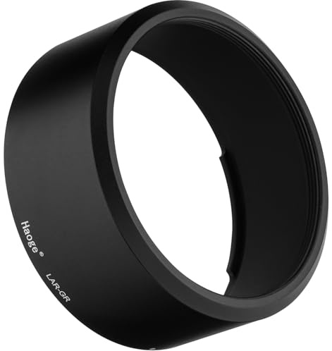 Haoge LAR-GR Lens 49mm Filter Adapter Ring for RICOH GR III GRIII GR3 Digital Compact Camera for 49mm UV & GW-4 Wide Conversion Lens Replaces GA-1