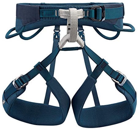 PETZL ADJAMA Unisex Harness – Verstellbares Klettergeschirr für Klettern in Einzel- und Mehrfeldplätzen