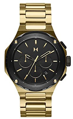 MVMT Chronograph Quarz Uhr für Herren mit Gelbgoldfarbenes Edelstahlarmband - 28000150-D