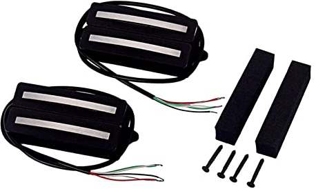 ZENGXUE Hot Rails Double Coil Humbucker Pickup Für E-Gitarren Teile Zubehör Humbucker Tonabnehmer Set