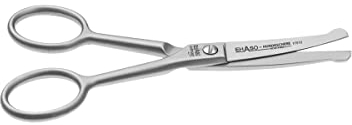 EHASO Premium Pfotenschere 12 cm gebogen für Hunde | Abgerundete Schere, Gebogene Schere, Klein und Präzise | Pfotenschere in Spitzenqualität | Für alle Hunderassen geeignet