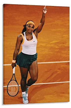 Serena Williams Poster, Tennis-Poster, Kunst, Malerei, Leinwand, Poster, Heimdekoration, 30 x 45 cm
