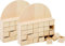 VBS 2er-Pack Adventskalender mit 24 Schüben zum Befüllen Rohholz 24x25,5cm Adventszeit Kalender Weihnachten