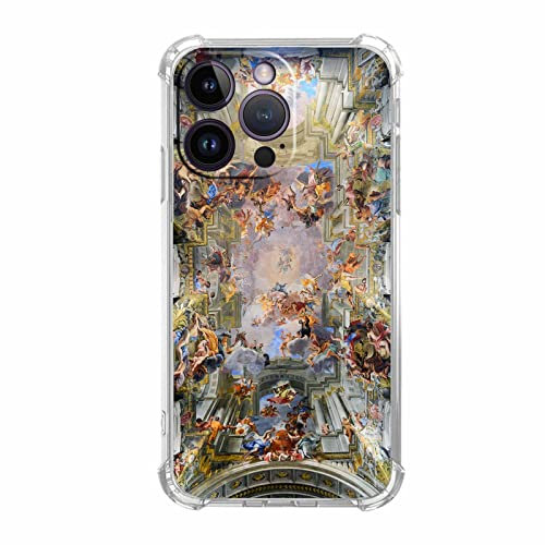Vesidurt Renaissance Art for iPhone 14 Pro Max Case,Aesthetic Europe Painting,Unique Soft TPU Bumper Case Compatible with iPhone 14 Pro Max