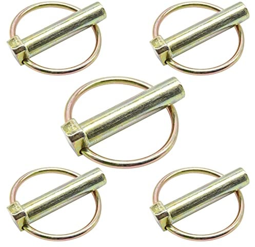 CEEYSEE 5 Stück Schnappsplinte Stecker Verbindungsstifte Ø11 x 47 mm Kugelgelenk drehbar Sicherheitsstift für Auto, Anhänger, Offroad, LKW, Rasenmäher, Traktoren (Ø11 mm x 47 mm)