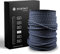 smartect Cable Textil Trenzado en Color Antracita, Cable Electrico 3 Hilos de 5 Metros (3 x 0,75 mm²) Cuerda para Lampara con Revestimiento Textil para su Proyecto DIY