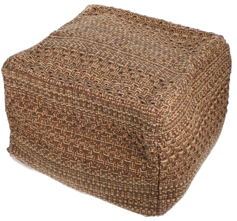 BESTonZON Fußhocker Fußhocker Hocker Quadratischer Boden Puffet Futon-Schlafsofa Mit Matratze Und Gestell Japanischer Quadratischer Pouf-Bezug 20 X 20 X 16 cm Stühle Abnehmbares