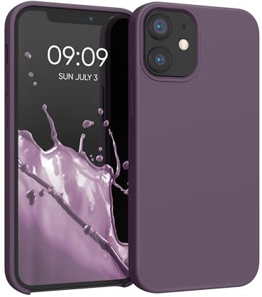 kwmobile Case Compatible with Apple iPhone 12 mini Case - TPU Silicone Phone Cover with Soft Finish - Pale Iris