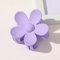 1 pince à cheveux en forme de fleur pour femme - En plastique antidérapant - Pour femme et fille - Pour un port quotidien - Violet