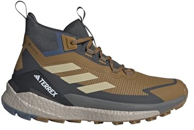 Adidas Mens Terrex Free Hiker 2.0 Goretex Hiking Shoes, Bronze Strata/Savannah/Carbon, 9 Medium