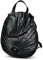 DEEVORCA Rucksäcke für Damen Exquisit Frauen Rucksack Multi Pocket Anti Diebstahl Rucksack Arbeit Rucksack Reise Urlaub Tagesrucksack Schulrucksack Wasserdichtes PU Leder Schwarz