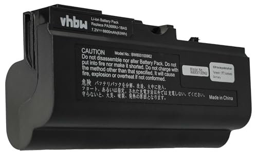vhbw 1 x Battery Compatible with Toshiba Mini NB100-12M, NB100-12S, NB105, NB100-12A Notebook (8800 mAh, 7.4 V, Li-Ion)
