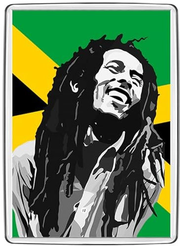 Pixly® Kühlschrankmagnet Bob Marley, groß, Jumbo-Größe, Raggae, Rasta, Rastafari, Andenken, Neuheit, Kühlschrankmagnete, Geschenk