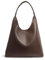 Hobo Bags für Damen, weiches veganes Leder, Schultertasche, lässige Handtasche, Kaffee
